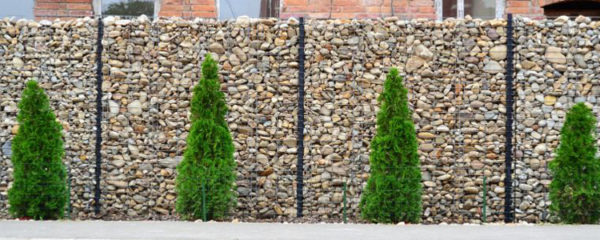 Mur en gabion